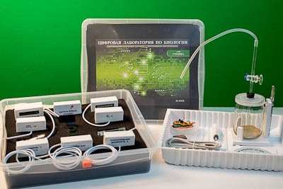 Цифровая лаборатория по биологии для ученика (оборудование и комплект датчиков с ПО)
