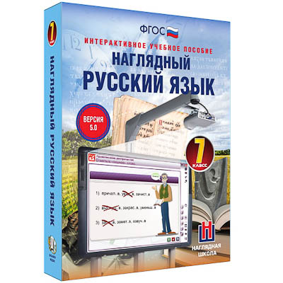Интерактивное учебное пособие "Наглядный русский язык. 7 класс"