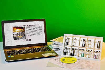 Коллекция натурально-интерактивная "Каменный уголь и продукты его переработки"