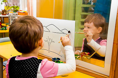 Набор "Мольберт с зеркалом"