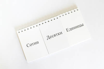 Перекидное табло для устного счета (ламинированное)