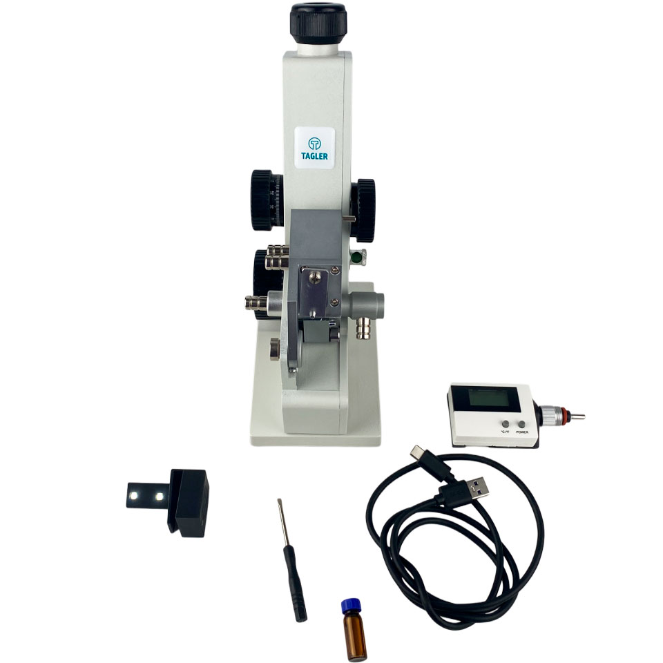 Лабораторный рефрактометр с подсветкой