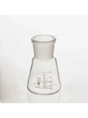 Колба коническая со шлифом 50 мл