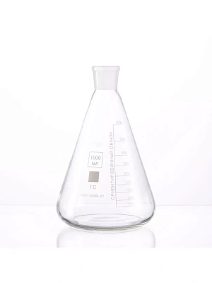 Колба коническая 1000 мл