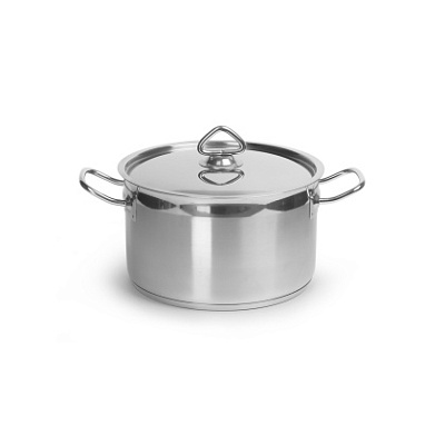 КАСТРЮЛЯ 5л. нержавеющая сталь, тройное дно, индукция