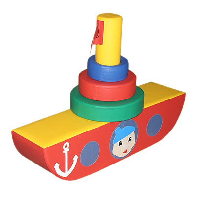 Конструктор «Пароходик-пирамидка» 