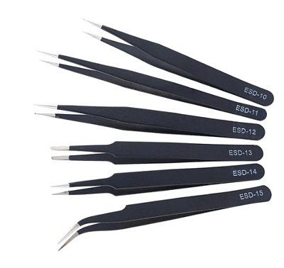 Набор пинцетов (6 шт.)