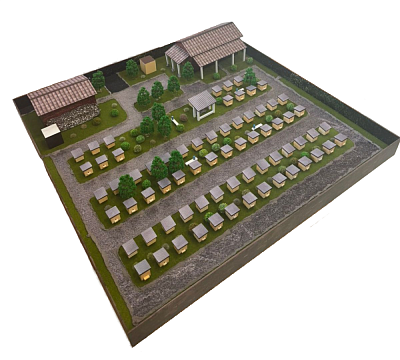 3Д макет пасеки