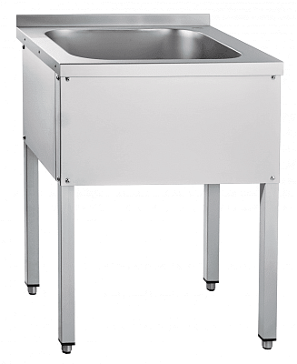 Ванна моечная 1-секционная (каркас крашеный)